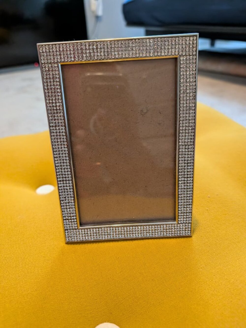 Rhinestone Photo Frame Glam Vanity Desk Décor Frame - Picture 4 of 4